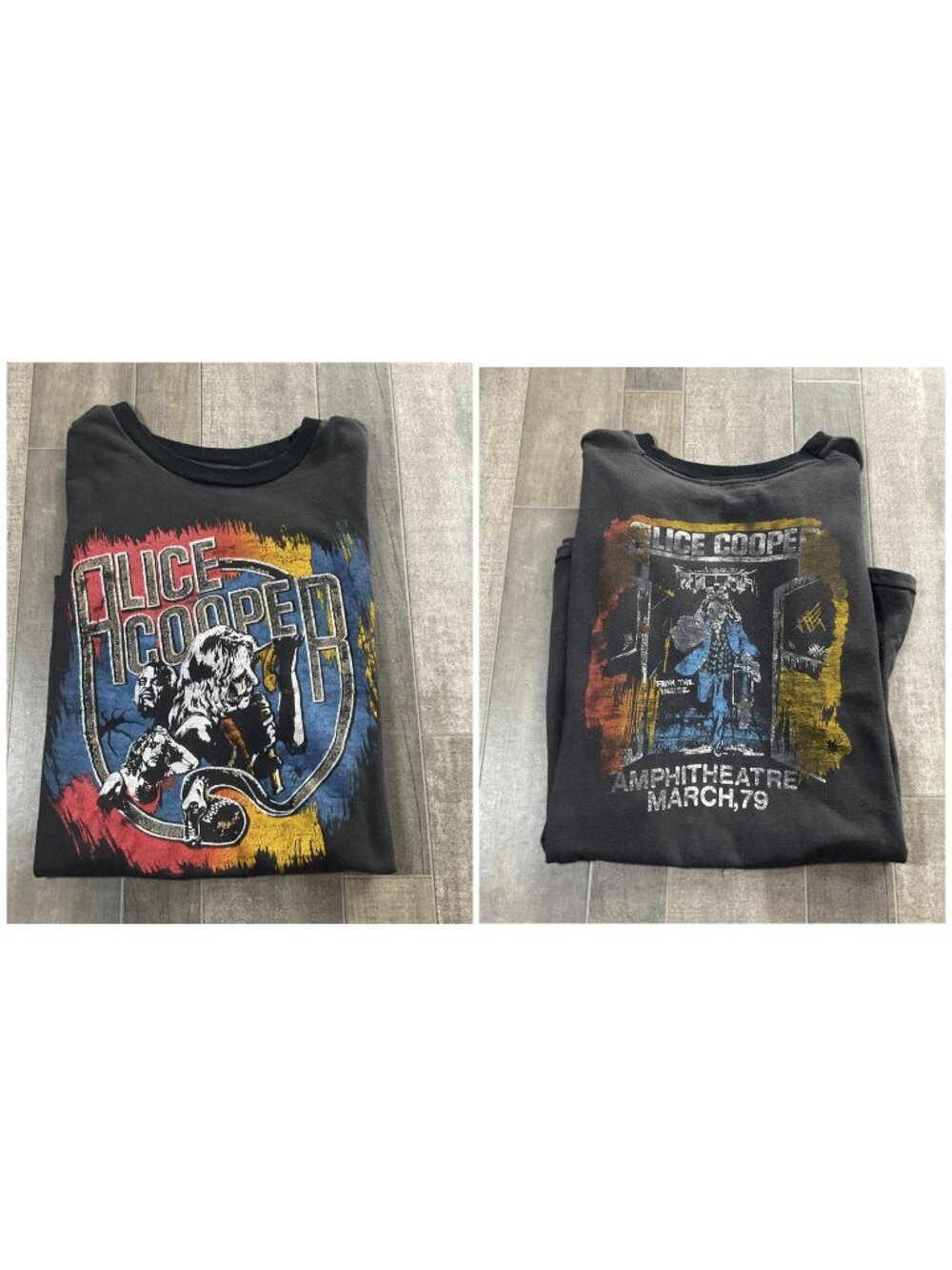 VTG Alice Cooper 1979 T Shirt From The Inside Snake Rare Goth Shock Horror Rock